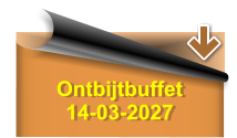 Ontbijtbuffet 14-03-2027